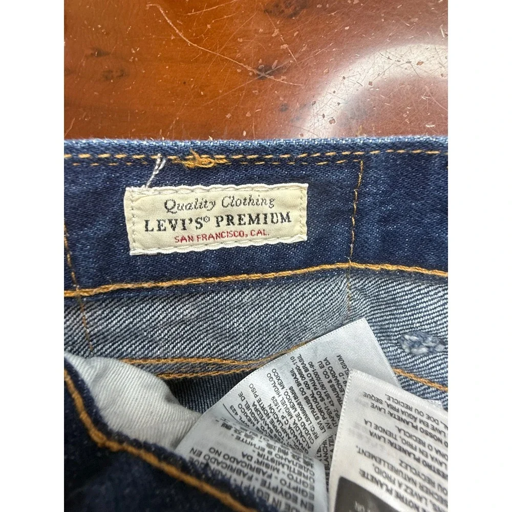 Levi Strauss Co Big E Red Tab 501 93 Mens Dark Wash Button‎ Fly Jeans W40 L32